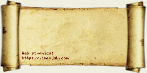 Anđela Aćin vizit kartica